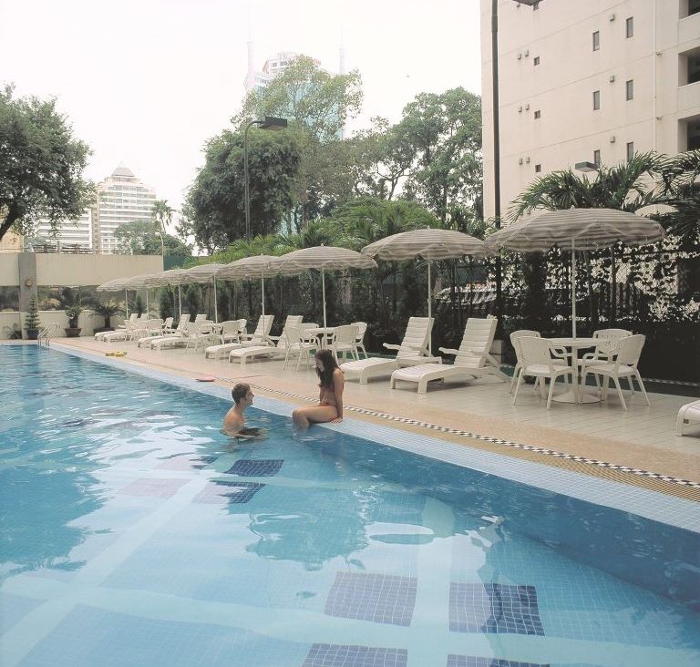 Swimming pool at Saigon Sky Garden