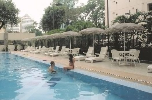 Swimming pool at Saigon Sky Garden