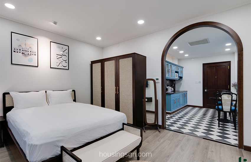 0101130 | INDOCHINE STYLE - 1 BEDROOM APARTMENT WITH BALCONY IN DISTRICT 1