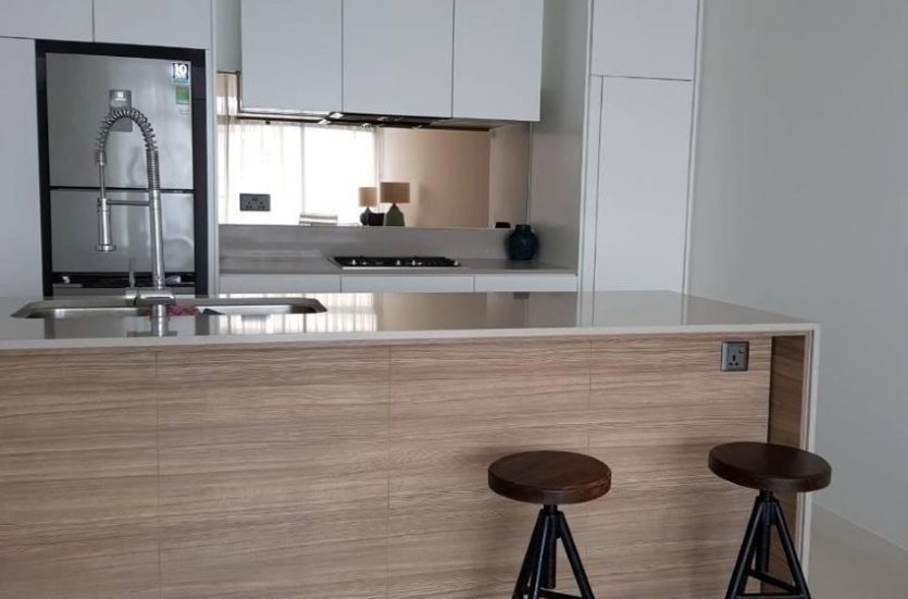 BT0155 | 1-BEDROOM APARTMENT FOR RENT IN CITY GARDEN, BINH THANH DISTRICT - KITCHEN