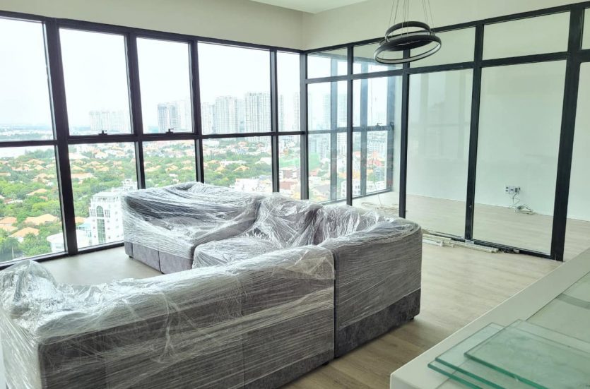 TD0375 3-bedroom apartment in Q2 Thao Dien Residence, Thu Duc City - Livingroom