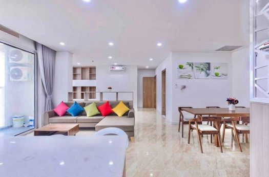 TD0378 3-bedroom apartment in Tropic Garden, Thu Duc City - Living room