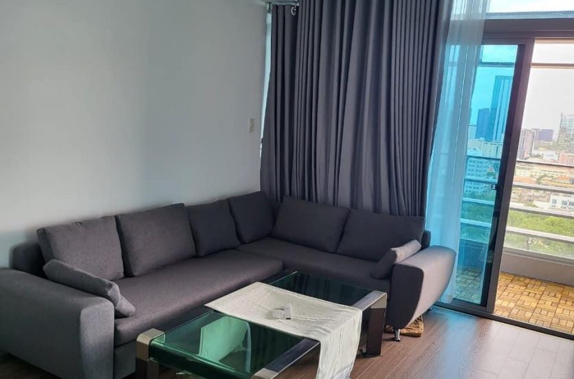010277 | 2-BEDROOM APARTMENT FOR RENT IN SAILING TOWER, DISTRICT 1 - LIVING ROOM