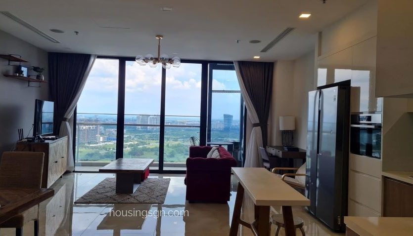 010283 | LUXURY 2-BEDROOM APARTMENT WITH RIVER VIEW IN VINHOMES BASON, THU DUC CITY - LIVING ROOM