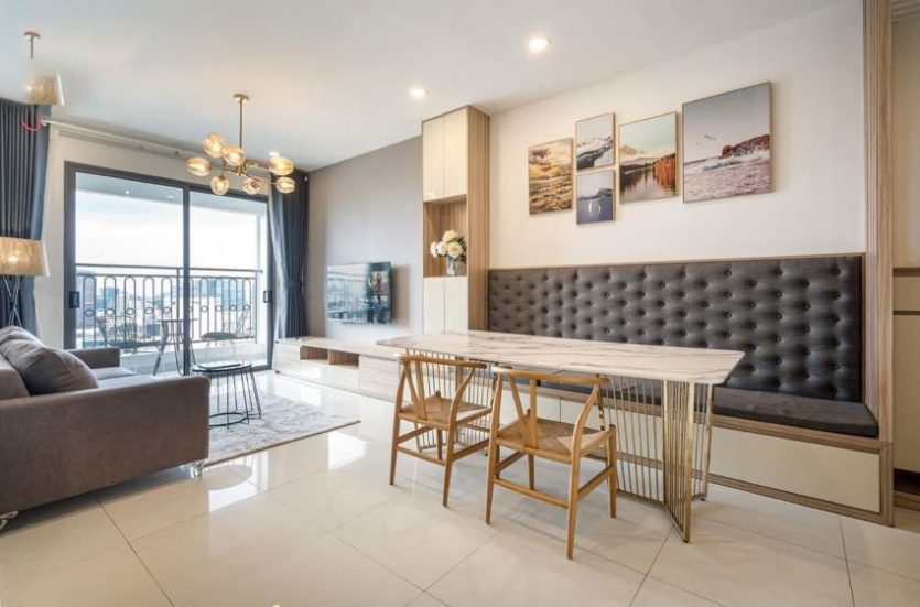 040257 | LUXURY 2-BEDROOM APARTMENT IN SAI GON ROYAL RESIDENCE, DISTRICT 4 - DINING ROOM