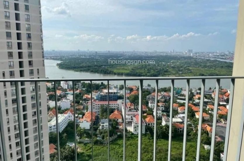 TD0278 | 2-BEDROOM RIVER VIEW APARTMENT IN MASTERI THAO DIEN, THU DUC CITY - RIVER VIEW FROM THE BALCONY