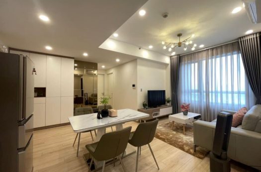 TD0279 | STUNNING 2-BEDROOM APARTMENT IN MASTERI THAO DIEN, THU DUC CITY - DINING TABLE