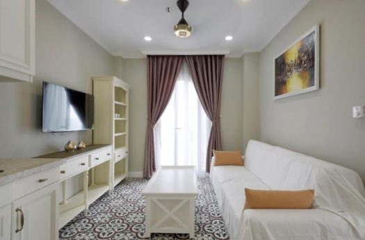 TD0281 | 2-BEDROOM SERVICED APARTMENT NEAR Xii THAO DIEN, THU DUC CITY - LIVING ROOM