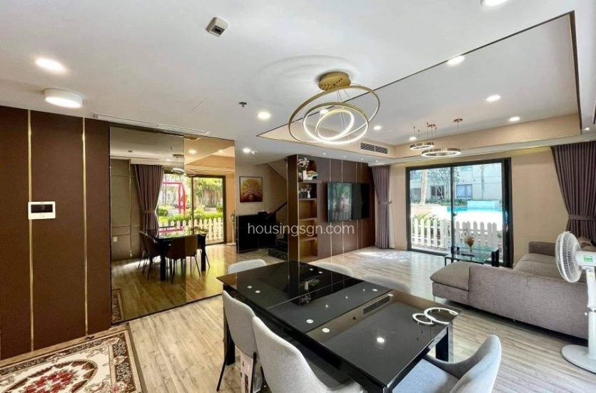 TD0393 | 3-BEDROOM DUPLEX APARTMENT IN MASTERI THAO DIEN, THU DUC CITY - DINING TABLE