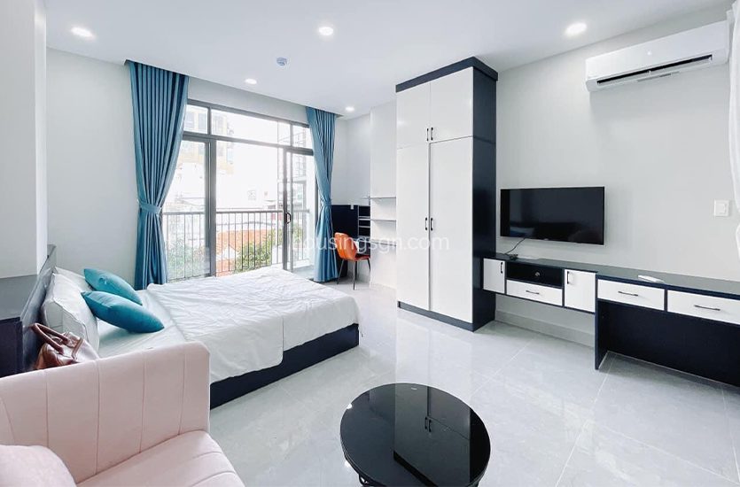 030172 | LUXURY 1-BEDROOM APARTMENT IN LY CHINH THANG, DISTRICT 3 - BEDROOM