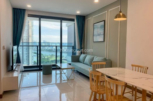 BT0277 | HIGH-CLASS 2-BEDROOM APARTMENT IN SUNWAH PEARL, BINH THANH DISTRICT - LIVING ROOM