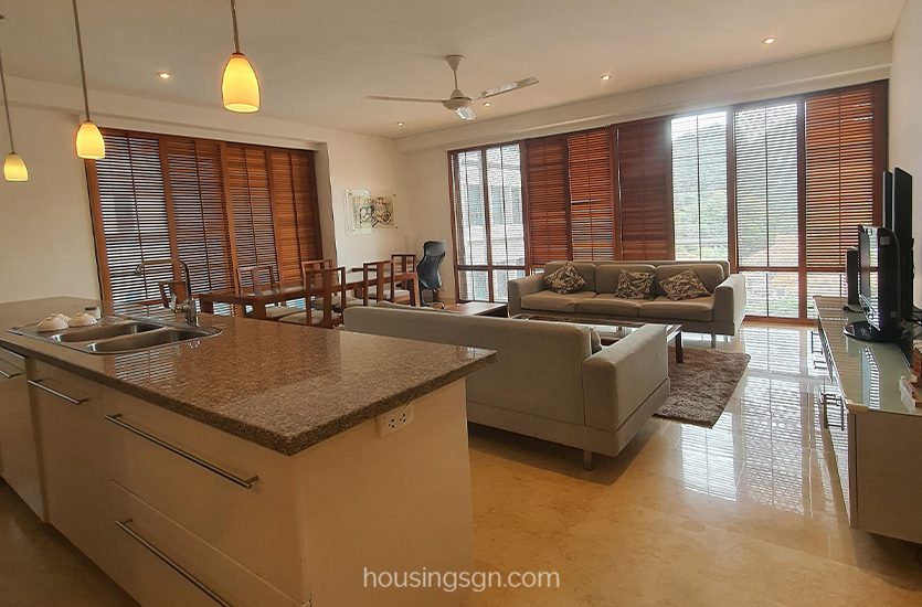 030239 | WOODEN 2-BEDROOM APARTMENT FOR RENT IN SAIGON AVALON, CENTRAL DISTRICT 3