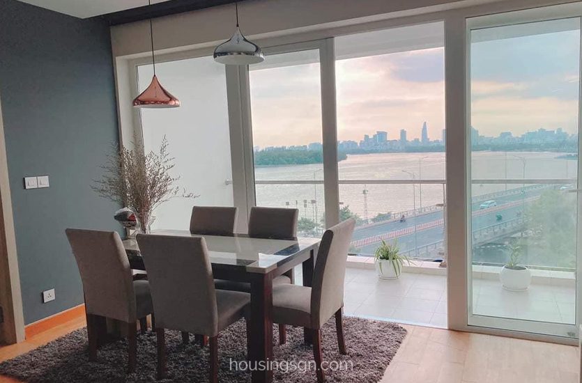 TD02110 | HIGH-CLASS 2-BEDROOM RIVER VIEW APARTMENT IN DIAMOND ISLAND, THU DUC CITY
