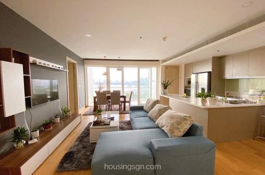 TD02110 | HIGH-CLASS 2-BEDROOM RIVER VIEW APARTMENT IN DIAMOND ISLAND, THU DUC CITY