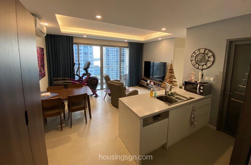 TD02194 | RIVER-VIEW 2-BEDROOM APARTMENT FOR RENT IN DIAMOND ISLAND, THU DUC