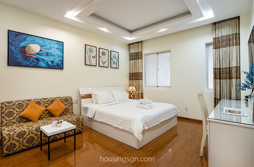 0101205 | COZY 1-BEDROOM SERVICED APARTMENT FOR RENT IN HEART OF DISTRICT 1 SAIGON