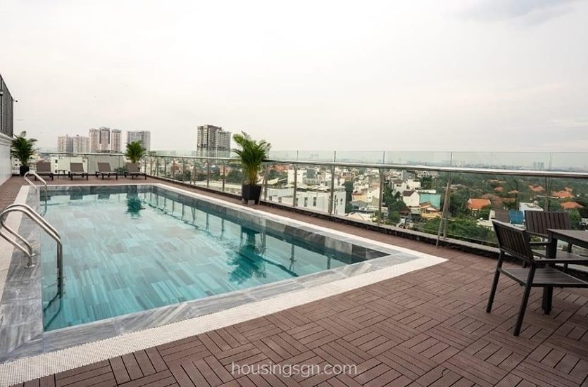 TD0185 | SPACIOUS 1-BEDROOM SERVICED APARTMENT FOR RENT IN THAO DIEN, THU DUC CITY