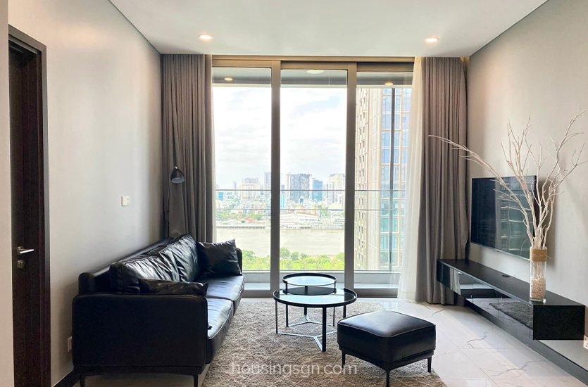 TD0187 | RIVER-VIEW 64SQM 1-BEDROOM APARTMENT IN EMPIRE CITY, THU DUC