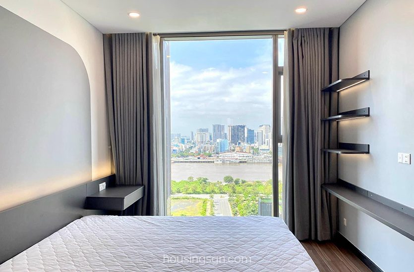 TD0187 | RIVER-VIEW 64SQM 1-BEDROOM APARTMENT IN EMPIRE CITY, THU DUC