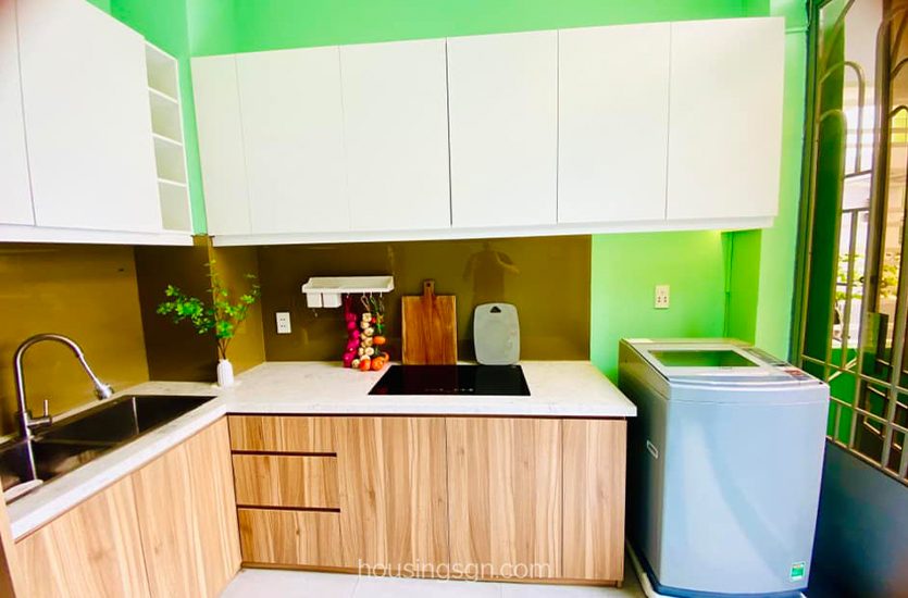 BT0199 | NATURE-INSPIRED 1BR SERVICED APARTMENT FOR RENT IN NGO TAT TO, BINH THANH DISTRICT