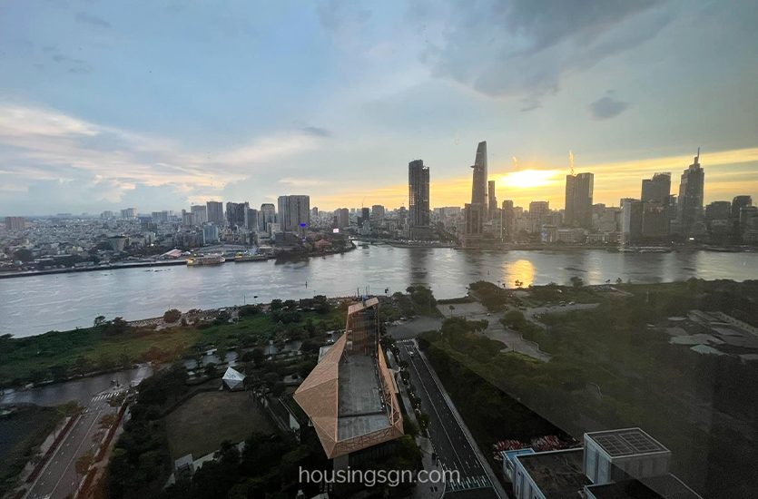 TD02249 | CORNER 2BR APARTMENT FOR RENT WITH MAGNIFICENT RIVER-VIEW AT EMPIRE CITY, THU DUC