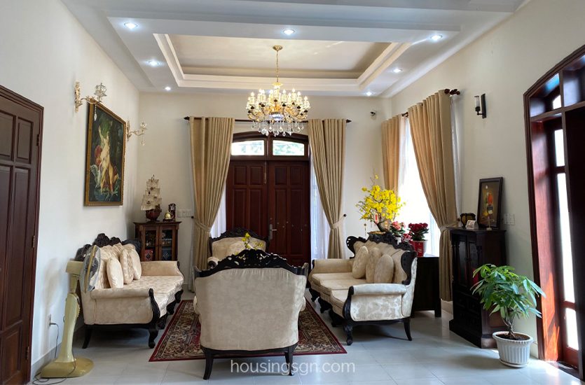 TD0436 | TRADITIONAL 300SQM 4BR VILLA FOR RENT IN THAO DIEN WARD, THU DUC CITY