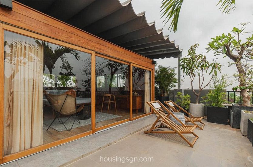 030247 | 2BR TROPICAL PENTHOUSE FOR RENT IN THAO DIEN WARD, THU DUC CITY