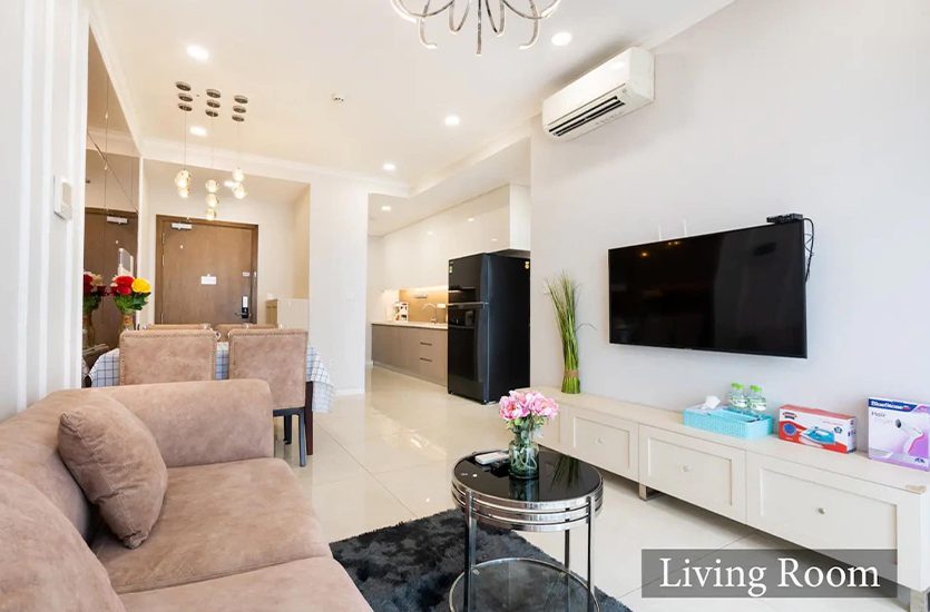 0402117 | STUNNING AND LUXURY 2BR APARTMENT FOR RENT IN MASTERI MILLENIUM, DISTRICT 4
