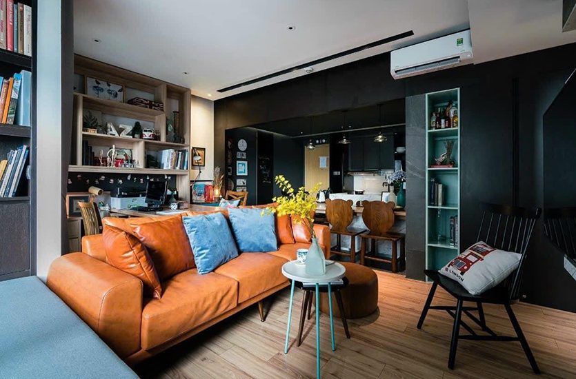 TD02300 | 75SQM 2BR TEXAS STYLE LUXURY APARTMENT FOR RENT IN MASTERI THAO DIEN, THU DUC CITY