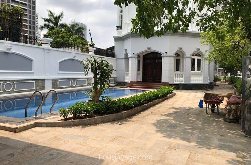 TD0602 | 600SQM SEMI-FURNISHED 6BR VILLA FOR RENT IN THAO DIEN, THU DUC CITY