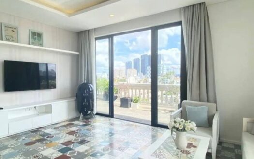 GIA0201 | 2BR PENTHOUSE FOR RENT IN NGUYEN CUU VAN STREET, GIA DINH WARD